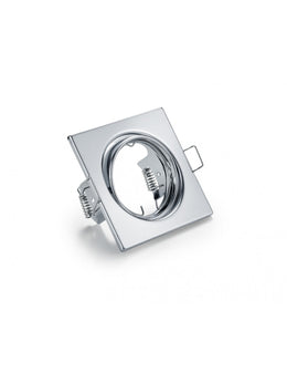 Jura Square Recessed Spotlight 1xGU10 Chrome 8x8 cm Trio Lighting