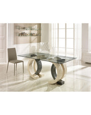 Fixed table 180 x 100 - Transparent - Olimpia