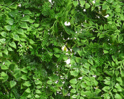 Green square decorative synthetic grass panel