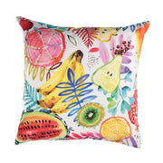 Square fruit fabric cushion cm43x43h12