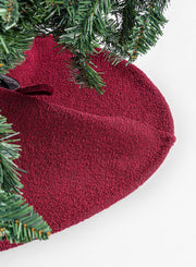 Red Teddy Tree Skirt 4x D90
