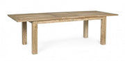 Rectangular outdoor table in FSC Teak Wood cm 200 - 260x 100x h 78