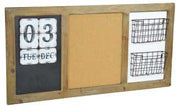 Calendar with blackboard + baskets h-4758 cm. 91.5 x 6h 46
