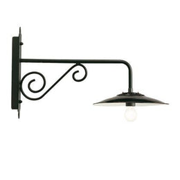 Long Small wall lamp antique graphite line