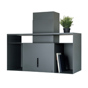 URBAN SPACE extractor hood in burnished stainless steel 90 cm