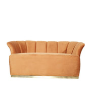 2 seater sofa Argentario rust velvet