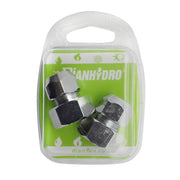 MF fittings with chrome conical nuts