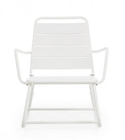 Rocking chair white bizzotto lillian