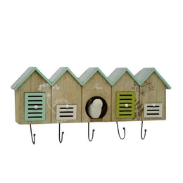 Wooden hanger 5 places 4 drawers houses cm49,5x23x9,5