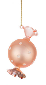 Elegant Rose Gold Sugary VT Pendant - 6.5x12H