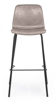 Kyra beige faux leather vintage bar stool 39 x 44 x 103.5 cm