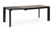Briva extendable table gray black