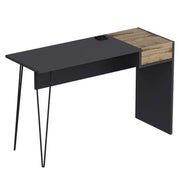 Candy desk anthracite walnut usb ports 121x45