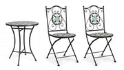 Promo set Positano table with iron chairs