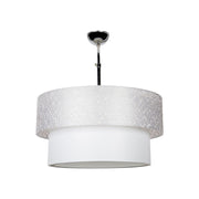 Polo MDL2749 pendant lamp in gray fabric