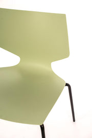 Green polypropylene chair