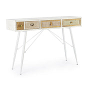 Console 3 drawers Eloise in melamine wood