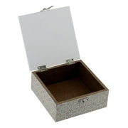 Square natural rosin wooden box cm15x15h7,5