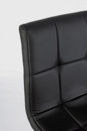 2x Bruce Pu Black Bar Stool