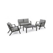 YK13 Anthracite 4-Piece Garden Lounge Set