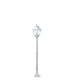 Aluminum Floor Lamp with White Silver Glass Diffusers