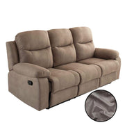 Chicago 3 seater reclining sofa silver gray Ranger 10