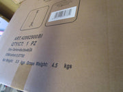 White metal coat stand cmø34h180