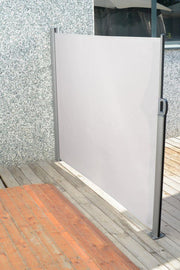 Side curtain in gray fabric 300x140 cm