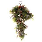 Green plastic garland cm26h68