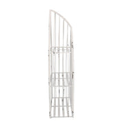 White metal shelf 3 shelves cm29x12h55