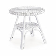 Alliss white rattan coffee table D52
