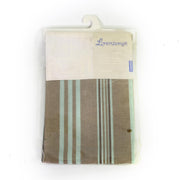 Teal striped tablecloth to-9272 cm110x280h0
