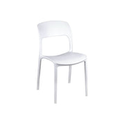 Garden Chair In White Risto Polypropylene 47X52X H83 Cm