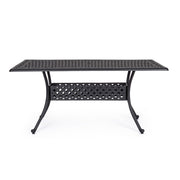 Ivrea outdoor table rectangular anthracite cm 90 x 160