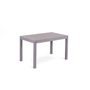 Extendable table in light gray melamine 130/210x80x76h cm