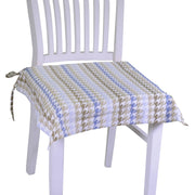 Chair cushion in london air force blue fabric cm40x40h4