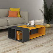 Anita living room table in anthracite mustard color