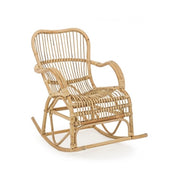 CASIMIRA Rocking Armchair in Natural Rattan 66x82x h88 cm