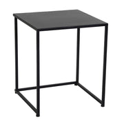 Set of 3 black tables 48 x 56 x 48