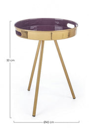 Inesh Purple Coffee Table D42