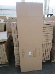 Jessica white brush metal shelf 5p cm60x28h180 wide