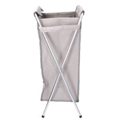 Folding gray fabric sack basketcm 29x33,5h66