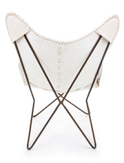 Buffalo brown metal armchair