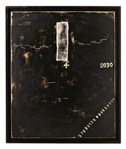 Oil on multicolor canvas and wooden frame 100x120 cm