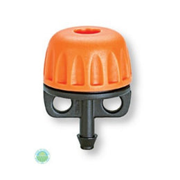 Adjustable dripper from 0 to 40 liters per hour