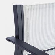 3-piece garden lounge set in anthracite Auri metal