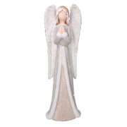 Resin angel with gold led cm22x16h66