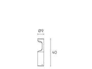 Outdoor Aluminum Die-Cast Lamp with Opal Diffuser - 9W, 1155 Lumens, 4000°K Graphite