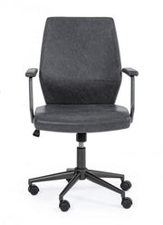 Jamie black eco-leather office armchair 67 x 58 x 93 cm