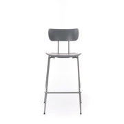 Polypropylene stool with gray seat
